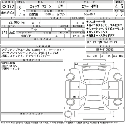 HONDA STEP WAGON 2023